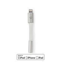 Nedis Lightning-Adapter | Apple Lightning 8- Pins naar 3,5 mm Female | 0.15 m | Aluminium | 1 stuks - CCTB39950AL015 CCTB39950AL015 - thumbnail