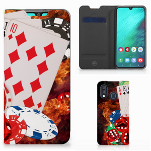 Samsung Galaxy A40 Hippe Standcase Casino