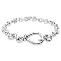 Pandora 598911C00 Armband Chunky Infinity Knot zilver - thumbnail