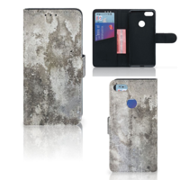 Motorola Moto E6 Play Bookcase Beton Print