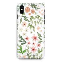 Botanical sweet flower heaven: iPhone X Volledig Geprint Hoesje - thumbnail