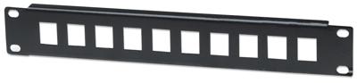 Intellinet 714860 10 poorten Netwerkpatchpaneel 254 mm (10) 1 HE Niet ingericht