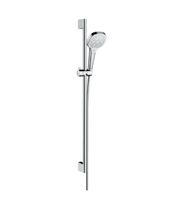 Hansgrohe Croma Select E doucheset waterbesparend met 3 standen handdouche en glijstang 90cm chroom - thumbnail