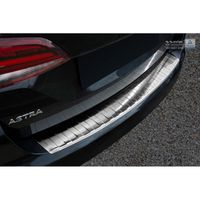 RVS Bumper beschermer passend voor Opel Astra K Sportstourer 2015- 'Ribs' AV235173 - thumbnail