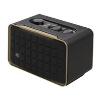 JBL Authentics 200, slimme home speaker met Wi-Fi, Bluetooth en voice assistant, retro style, in zwart, EU stekker (type C)