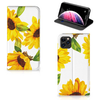 Smart Cover voor Apple iPhone 11 Pro Max Zonnebloemen