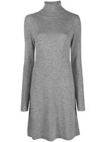 Allude robe en maille à col roulé - Gris