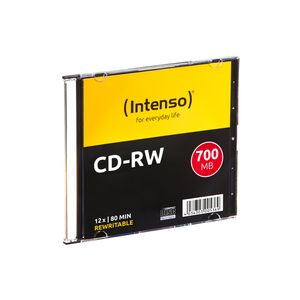 Intenso 2801622 CD-RW disc 700 MB 10 stuk(s) Slimcase Herschrijfbaar