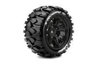 Louise X Rowdy X-Maxx MFT Banden Set op Zwarte Velgen 24mm hex