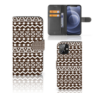 iPhone 12 | 12 Pro (6.1") Telefoon Hoesje Aztec Brown