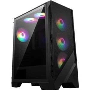 MSI MAG FORGE 120A AIRFLOW computerbehuizing Midi Tower Zwart, Transparant