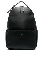 A.P.C. sac à dos en cuir artificiel à logo - Noir