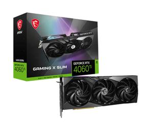 MSI GEFORCE RTX 4060 Ti GAMING X SLIM 16G videokaart NVIDIA 16 GB GDDR6