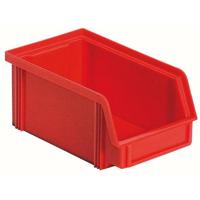 974165 Zichtbak Geschikt voor levensmiddelen (b x h x d) 100 x 77 x 170 mm Rood 40 stuk(s)