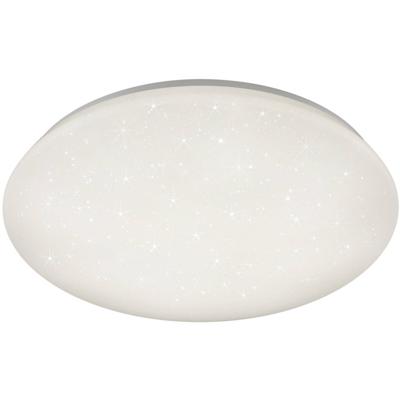 LED Plafondlamp - Badkamerlamp - Trion Potino - 21W - Natuurlijk Wit 4000K - Dimbaar - Sterlicht - Rond - Mat Wit -