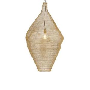 QAZQA Oosterse hanglamp goud 60 cm - Nidum L