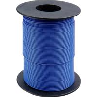 Donau Elektronik 105-2-100 Schakeldraad 1 x 0.20 mm² Blauw 100 m