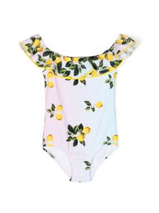 Nessi Byrd Kids maillot de bain à imprimé graphique - Multicolore