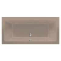 Ligbad Inbouw Xenz Society Rechthoek 1-2 Persoons Duobad 80x190x50cm Acryl Klei Mat met Poten