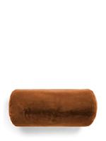 ESSENZA Rolkussen Furry Leather brown,22x50 cm, 100% polyester, Effen