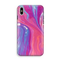 Paarse stroom: iPhone XS Tough Case - thumbnail