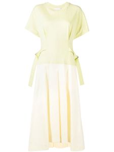 3.1 Phillip Lim robe ceinturée à manches courtes - Jaune