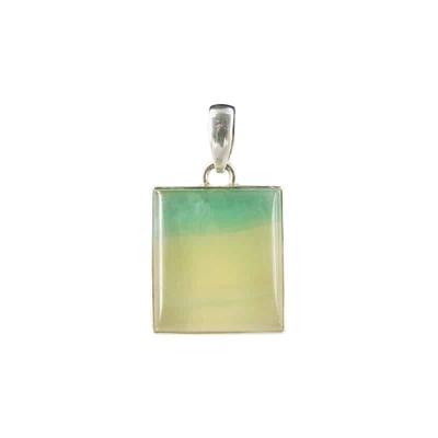 Zilveren Hanger Fluoriet (Model 16)