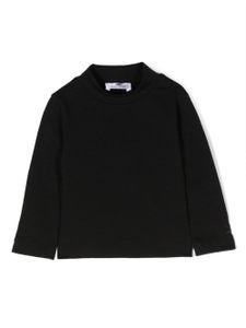 Elisabetta Franchi La Mia Bambina sweat brodé à col montant - Noir