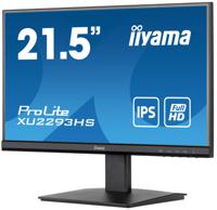 iiyama ProLite XU2293HS-B5 computer monitor 54,6 cm (21.5") 1920 x 1080 Pixels Full HD LED Zwart - thumbnail