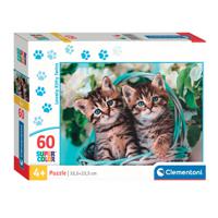 Clementoni Legpuzzel Super Color Lovely Kitty Twins, 60st. - thumbnail