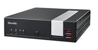 Shuttle XPС Slim DL20NV2 PC/workstation barebone 1,35 l grote PC zwart Intel SoC BGA 1090 N4505 2 GHz