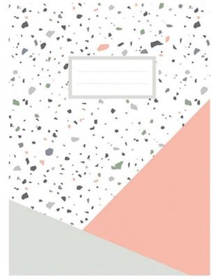 Deltas Paperstore: schrift Terrazo geruit