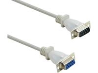 Renkforce Verlengkabel Serieel [1x D-sub stekker 9-polig - 1x D-sub bus 9-polig] 10.00 m Beige