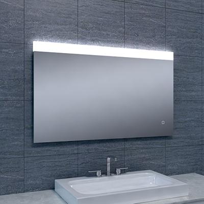Badkamerspiegel Single 100x60cm Geintegreerde LED Verlichting Verwarming Anti Condens Touch Lichtschakelaar Dimbaar Badkamerspiegel Single 100x60cm Geintegreerde LED Verlichting Verwarming Anti Condens Touch Lichtschakelaar Dimbaar