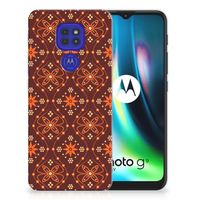 Motorola Moto G9 Play | E7 Plus TPU bumper Batik Brown - thumbnail