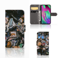 Samsung Galaxy A40 Telefoonhoesje met foto Badges