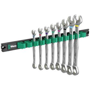 Wera 05020016001 9632 Magnetleiste 6000 Joker Imperial 1 Ringratelsteeksleutelset 8-delig Sleutelbreedte (metrisch) (alleen voor ADT) 8 - 23 mm Sleutelbreedte