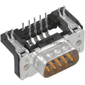 Harting 09 65 262 6811 D-sub male connector 90 ° Aantal polen: 15 Solderen 1 stuk(s)