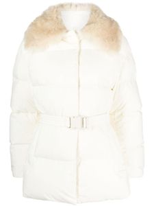 Moncler Macareux detachable-collar jacket - Tons neutres