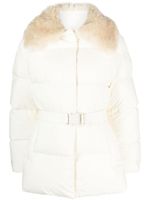 Moncler Macareux detachable-collar jacket - Tons neutres - thumbnail