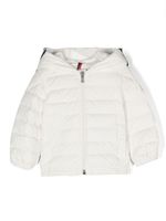 Moncler Enfant doudoune à logo - Blanc