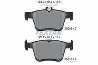 Remblokkenset, schijfrem TEXTAR, u.a. für VW, Seat, Audi, Skoda