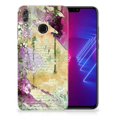 Hoesje maken Honor 8X Letter Painting Hoesje maken Honor 8X Letter Painting