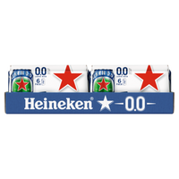 Heineken Premium Pilsener 0.0 Bier Blik 4 x 6 x 330ml bij Jumbo