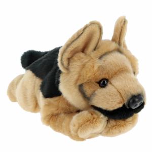 Knuffeldier Puppy Duitse herder Elzasser hond - zachte pluche stof - premium knuffels - 35 cm