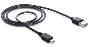 DeLOCK 3m USB 2.0 A - mini USB m/m USB-kabel USB A Mini-USB B Zwart