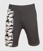 Short Pants Pockets Camouflage Grey - thumbnail