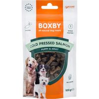 Boxby Cold Pressed Salmon (zalm) hondensnack 6 x 100 g - thumbnail