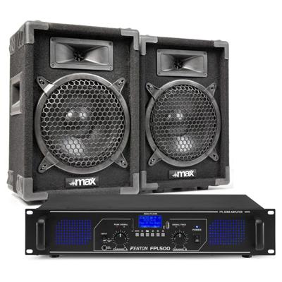 MAX8 DJ luidspreker en Bluetooth versterker combinatie 800W MAX8 DJ luidspreker en Bluetooth versterker combinatie 800W