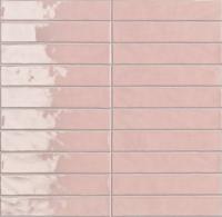 Wandtegel Sartoria Vernici 5x25x1 cm Baby Pink 0,6 M2 - thumbnail